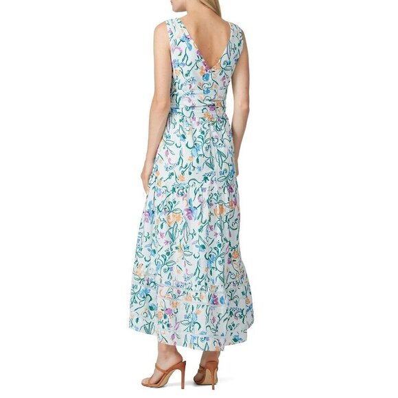 Tanya Taylor Neves Midi Dress in Floral 12 Womens Asymmetric Long Maxi - Picture 5 of 12